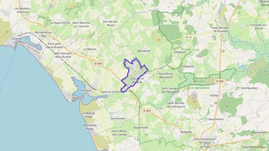 Maison 64 m² cinq pièces à vendre à Canville-la-Rocque Maison 64 m² cinq pièces à vendre à Canville-la-Rocque