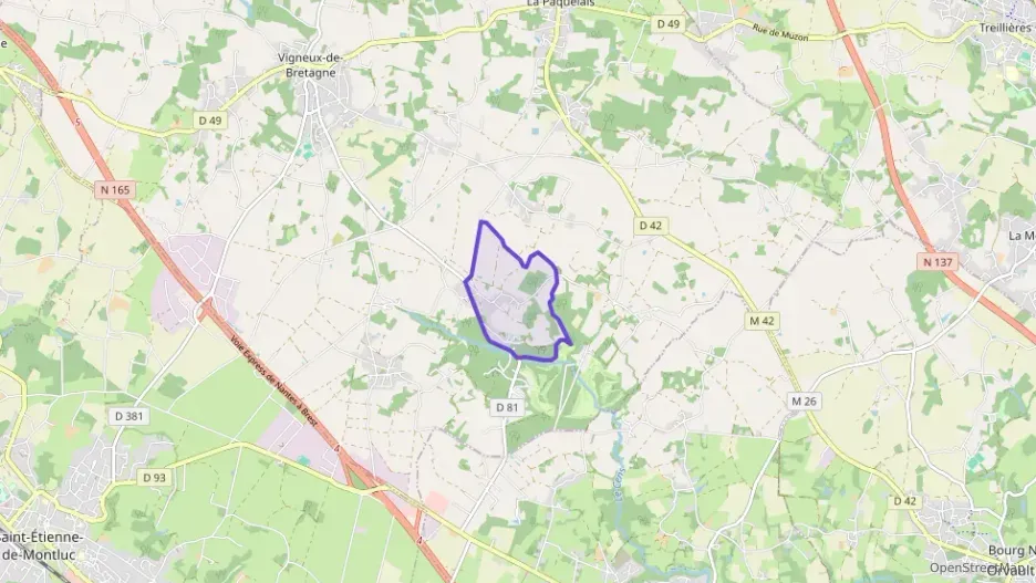 Maison 90 m² trois pièces à vendre à Vigneux-de-Bretagne Maison 90 m² trois pièces à vendre à Vigneux-de-Bretagne