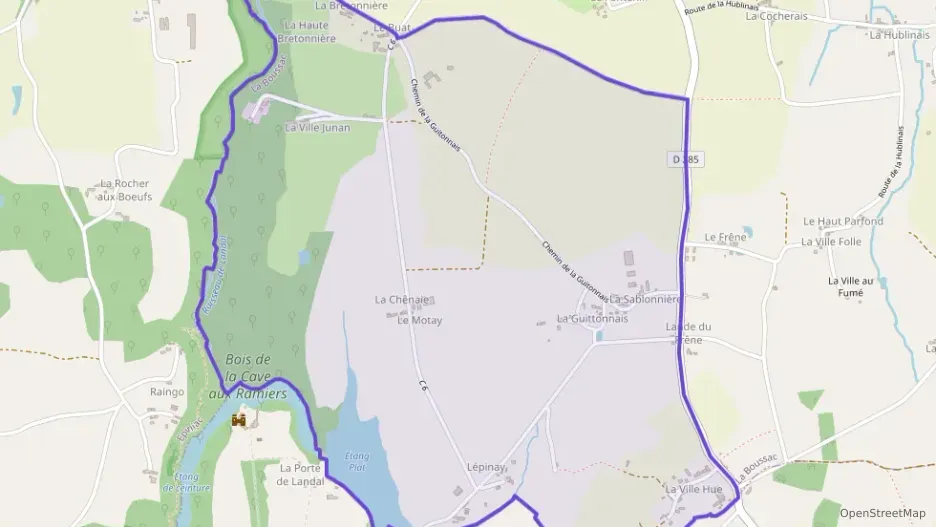 Maison 90 m² cinq pièces à vendre à La Boussac Maison 90 m² cinq pièces à vendre à La Boussac