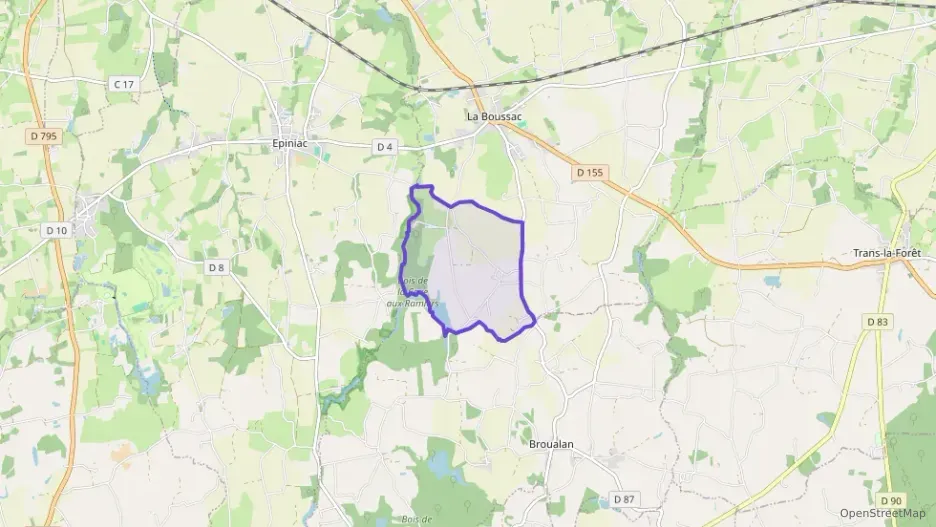 Maison 90 m² cinq pièces à vendre à La Boussac Maison 90 m² cinq pièces à vendre à La Boussac