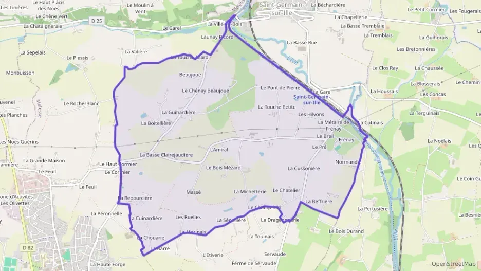 Maison 80 m² trois pièces à vendre à Melesse Maison 80 m² trois pièces à vendre à Melesse