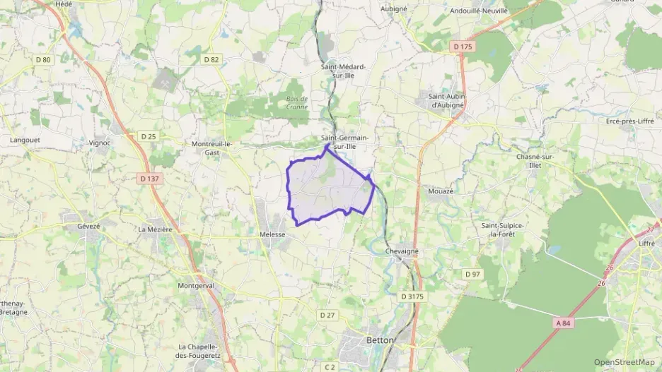 Maison 80 m² trois pièces à vendre à Melesse Maison 80 m² trois pièces à vendre à Melesse