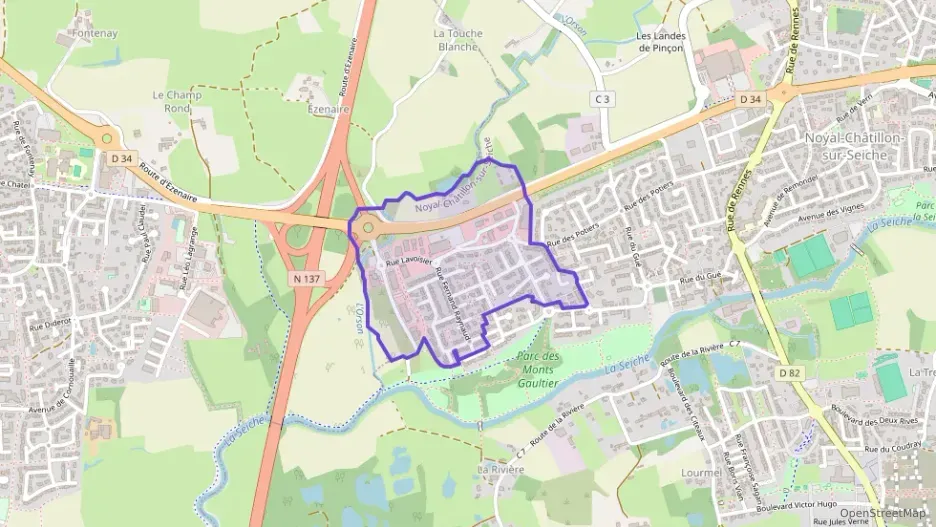 Maison 112 m² cinq pièces à vendre à Noyal-Châtillon-sur-Seiche Maison 112 m² cinq pièces à vendre à Noyal-Châtillon-sur-Seiche