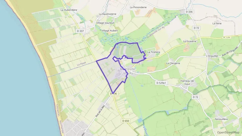 Maison 107 m² cinq pièces à vendre à Bretteville-sur-Ay Maison 107 m² cinq pièces à vendre à Bretteville-sur-Ay