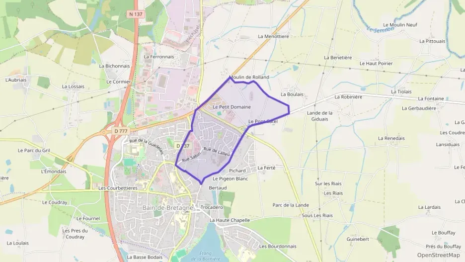 Maison 113 m² six pièces à vendre à Bain-de-Bretagne