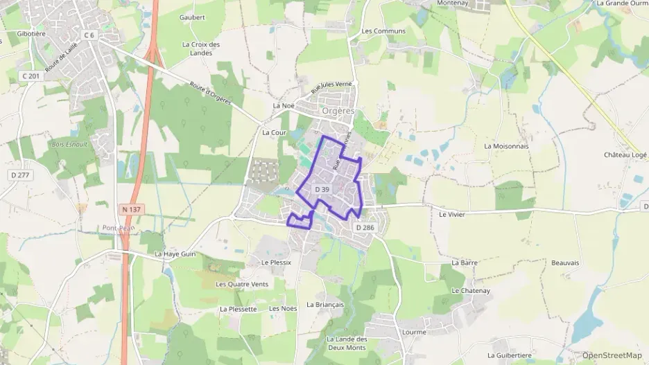 Maison 109 m² cinq pièces à vendre à Orgères