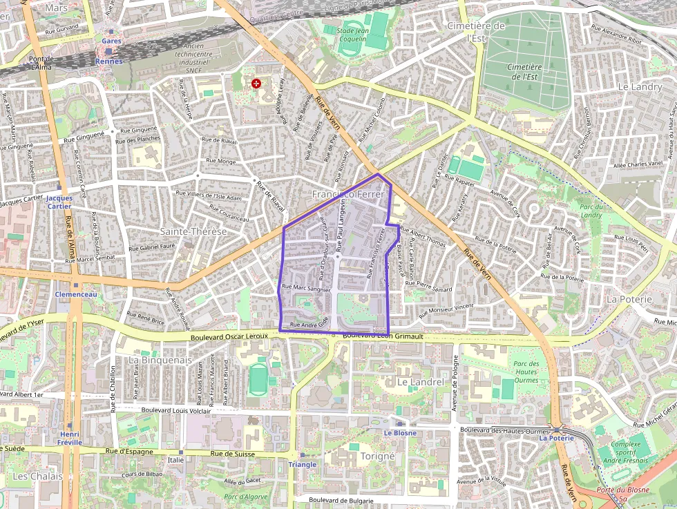 Maison 76 m² quatre pièces à vendre à Rennes