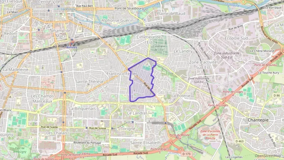 Maison 104 m² quatre pièces à vendre à Rennes