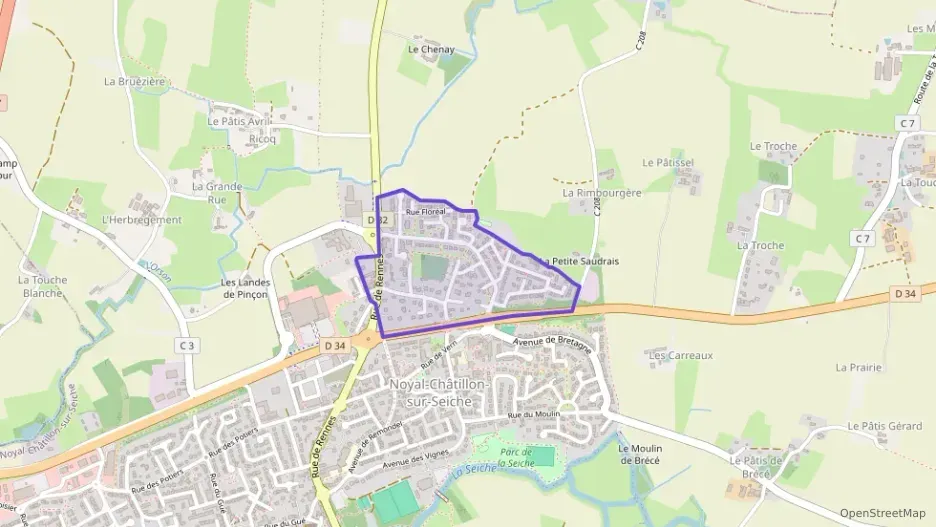 Maison 120 m² cinq pièces à vendre à Noyal-Châtillon-sur-Seiche Maison 120 m² cinq pièces à vendre à Noyal-Châtillon-sur-Seiche