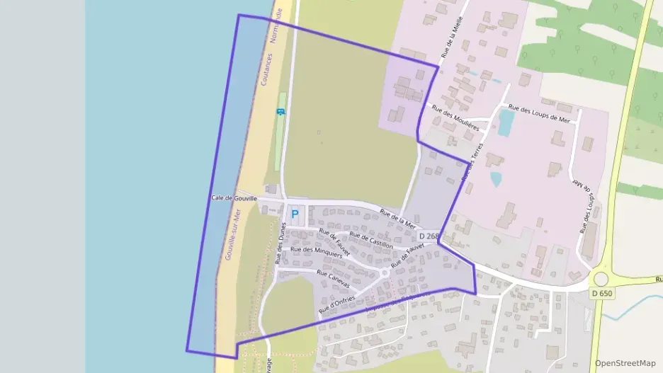 Maison 90 m² quatre pièces à vendre à Gouville-sur-Mer