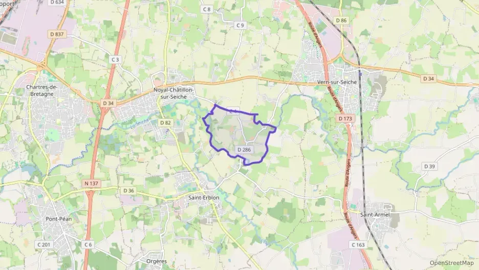 Maison 153 m² quatre pièces à vendre à Noyal-Châtillon-sur-Seiche Maison 153 m² quatre pièces à vendre à Noyal-Châtillon-sur-Seiche