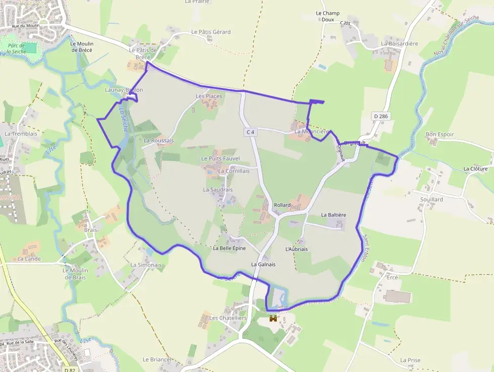 Maison 90 m² quatre pièces à vendre à Noyal-Châtillon-sur-Seiche