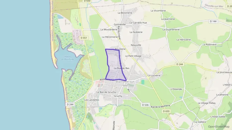 Maison 63 m² quatre pièces à vendre à Blainville-sur-Mer