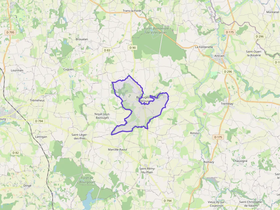 Maison 84 m² deux pieces à vendre à Bazouges-la-Pérouse