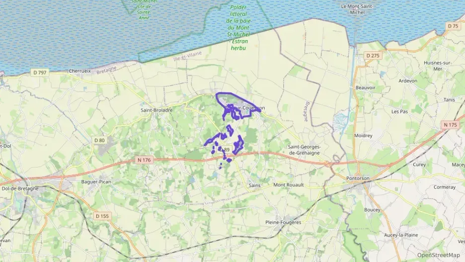 Maison 90 m² cinq pièces à vendre à Roz-sur-Couesnon