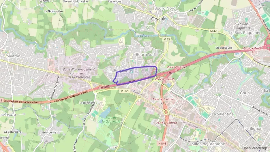 Maison 92 m² cinq pièces à vendre à Orvault Maison 92 m² cinq pièces à vendre à Orvault