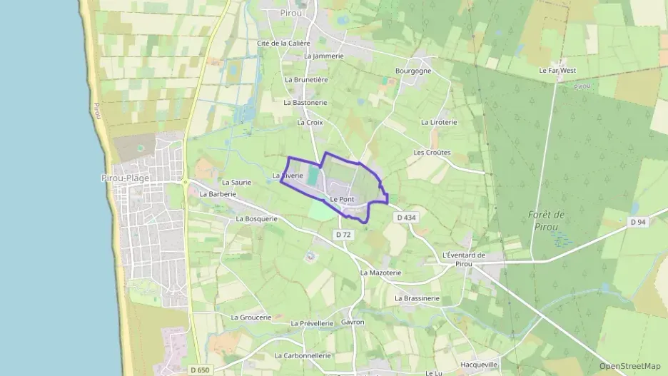 Maison 119 m² cinq pièces à vendre à Pirou Maison 119 m² cinq pièces à vendre à Pirou