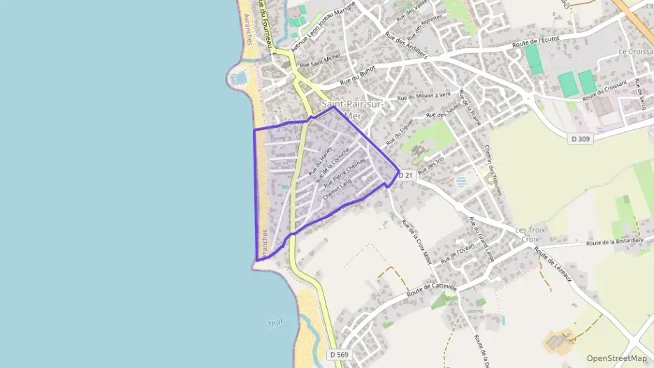 Maison 73 m² cinq pièces à vendre à Saint-Pair-sur-Mer