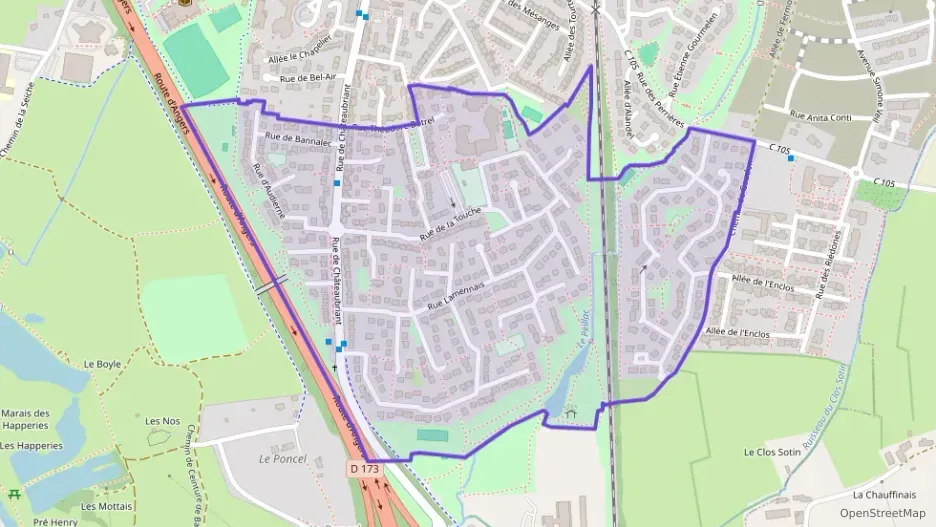 Maison 96 m² cinq pièces à vendre à Vern-sur-Seiche Maison 96 m² cinq pièces à vendre à Vern-sur-Seiche