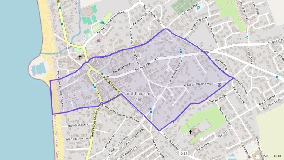 Maison 46 m² trois pièces à vendre à Saint-Pair-sur-Mer Maison 46 m² trois pièces à vendre à Saint-Pair-sur-Mer