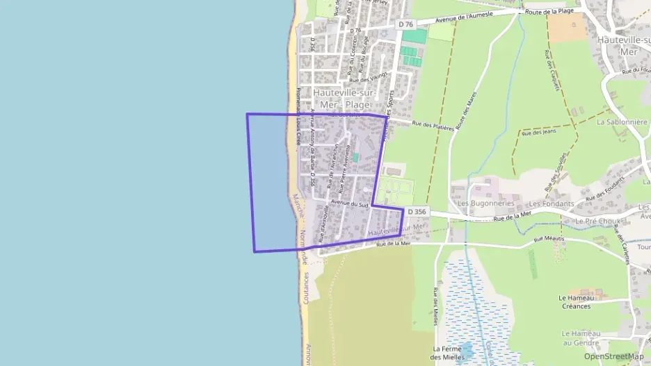 Maison 63 m² quatre pièces à vendre à Hauteville-sur-Mer