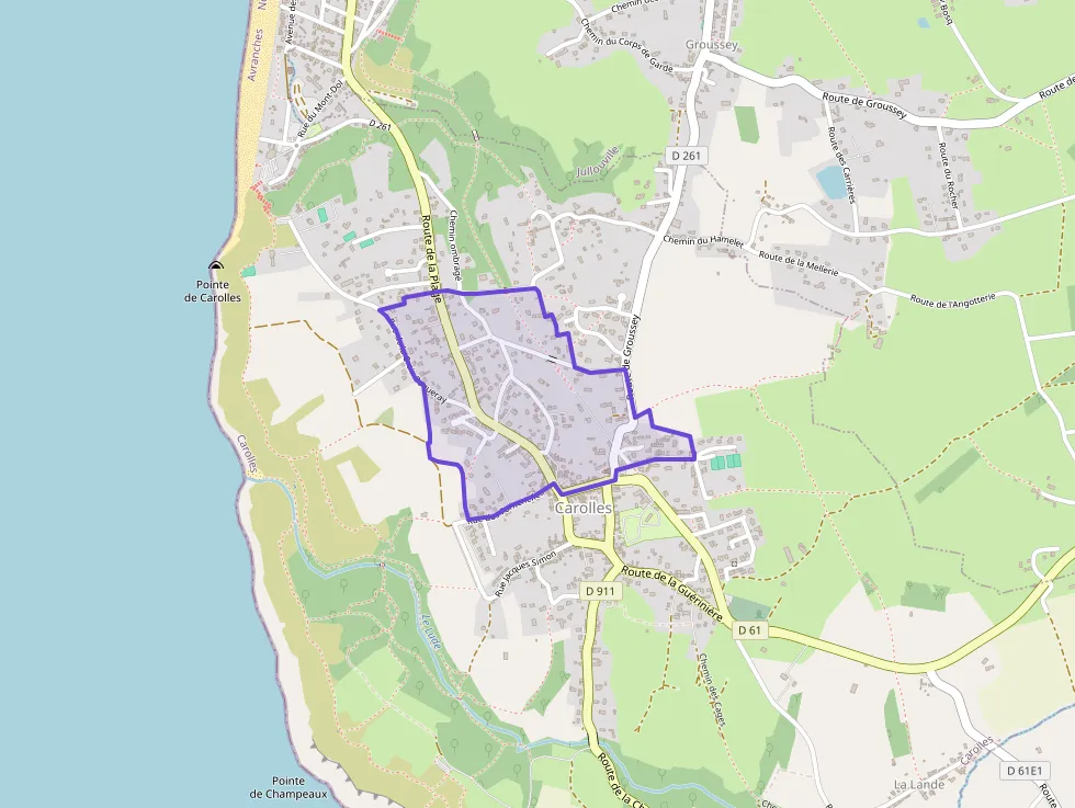 Maison 60 m² quatre pièces à vendre à Carolles