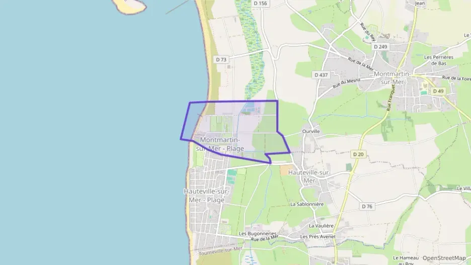 Maison 89 m² quatre pièces à vendre à Montmartin-sur-Mer