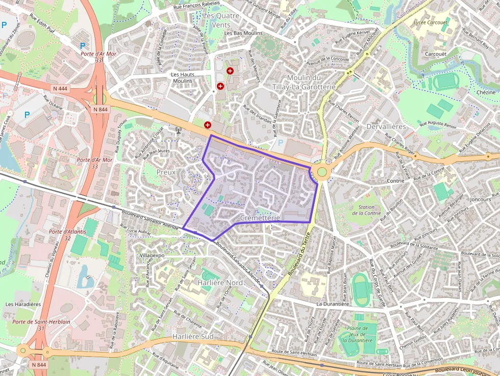 Maison 88 m² quatre pièces à vendre à Saint-Herblain