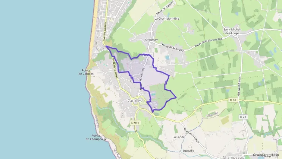 Maison 84 m² six pièces à vendre à Carolles