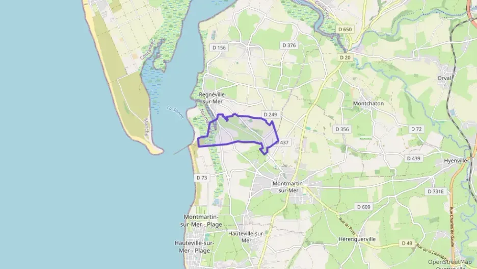 Maison 80 m² trois pièces à vendre à Regnéville-sur-Mer