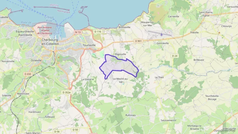 Maison 89 m² quatre pièces à vendre à Digosville