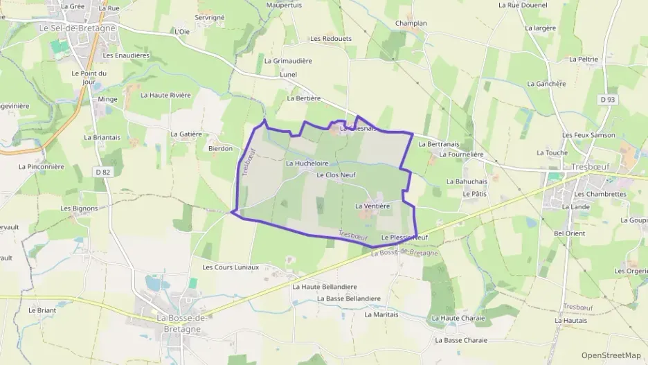 Maison 68 m² quatre pièces à vendre à Tresbœuf