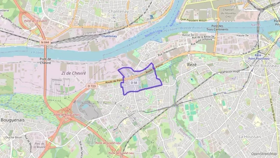 Maison 85 m² cinq pièces à vendre à Bouguenais