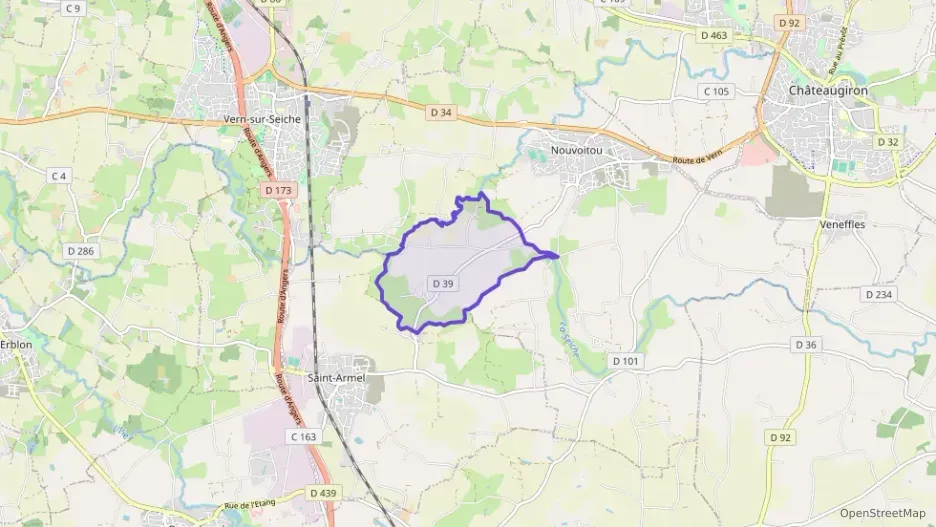 Maison 147 m² cinq pièces à vendre à Nouvoitou