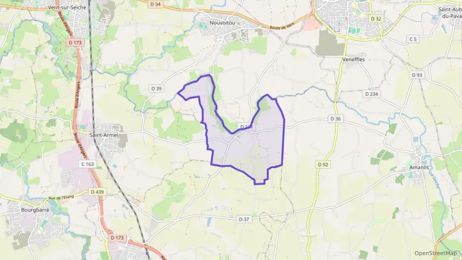 Maison 85 m² trois pièces à vendre à Nouvoitou