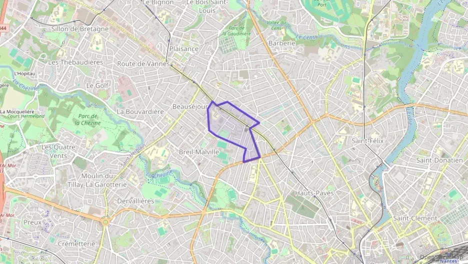 Maison 98 m² cinq pièces à vendre à Nantes