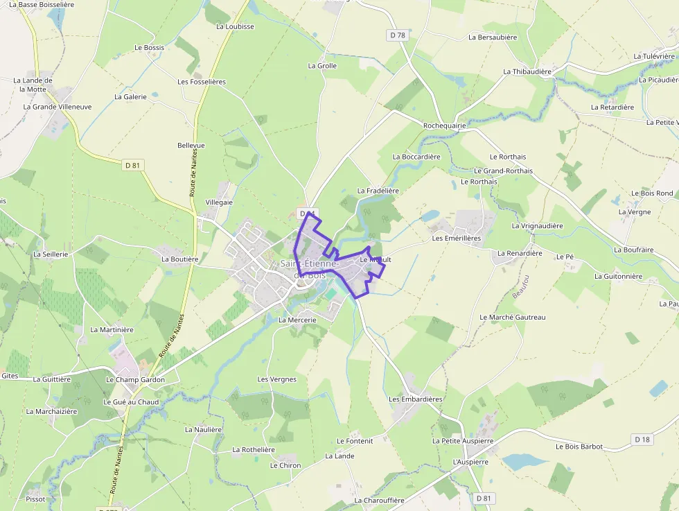 Maison 71 m² trois pièces à vendre à Saint-Étienne-du-Bois