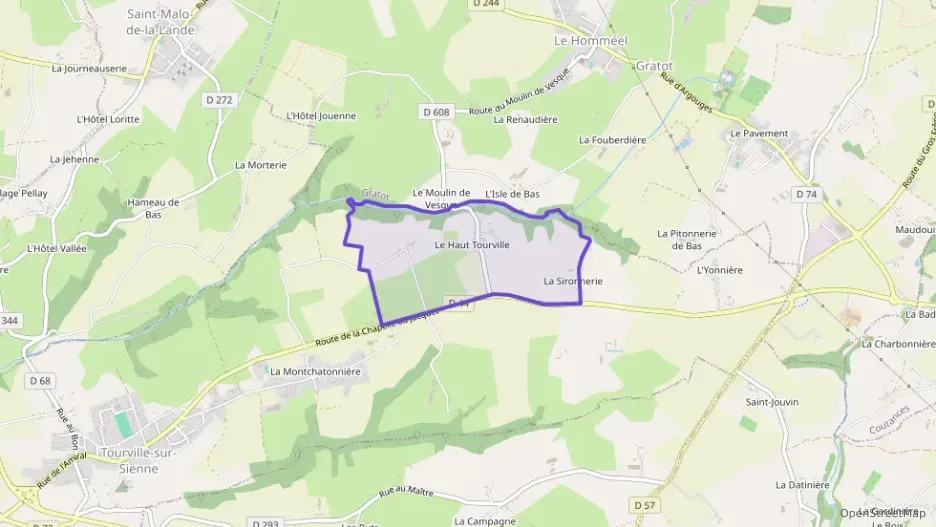 Maison 50 m² trois pièces à vendre à Tourville-sur-Sienne