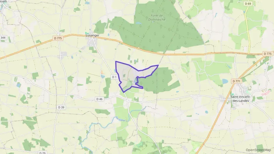 Maison 90 m² trois pièces à vendre à Lusanger