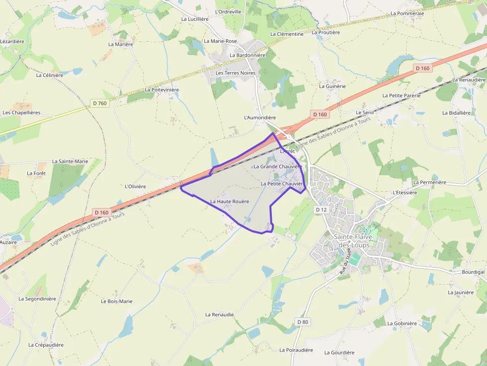 Maison 97 m² quatre pièces à vendre à Sainte-Flaive-des-Loups