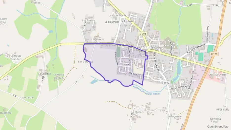 Maison 85 m² cinq pièces à vendre à Sens-de-Bretagne