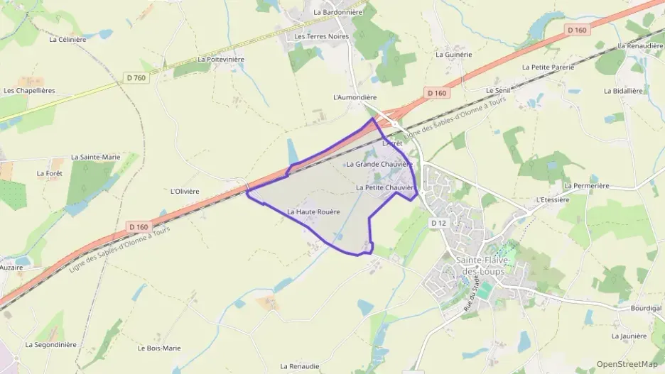 Maison 93 m² quatre pièces à vendre à Sainte-Flaive-des-Loups Maison 93 m² quatre pièces à vendre à Sainte-Flaive-des-Loups