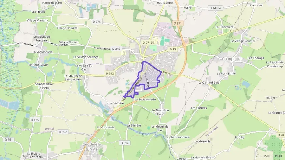 Maison 64 m² trois pièces à vendre à Bréhal