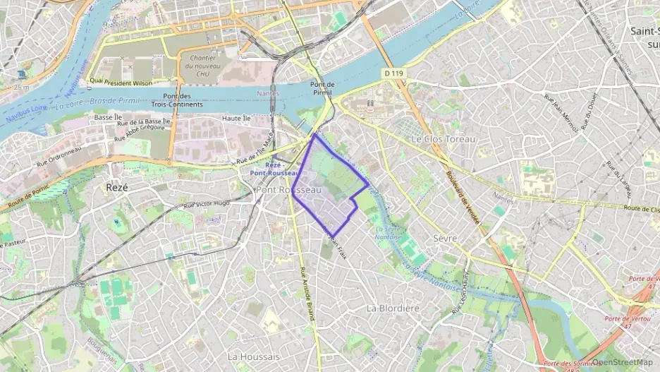 Maison 66 m² trois pièces à vendre à Rezé