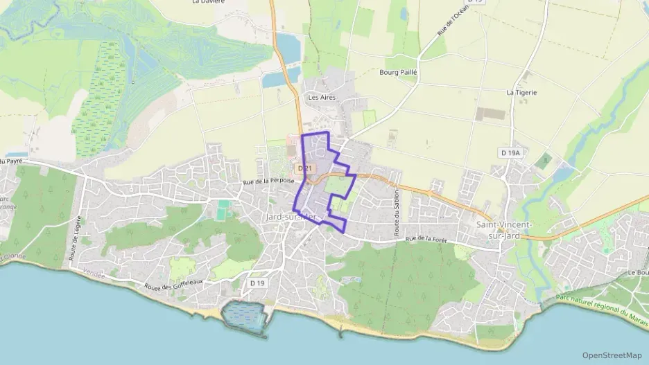 Maison 96 m² quatre pièces à vendre à Jard-sur-Mer