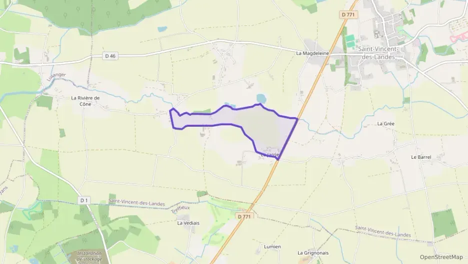 Maison 69 m² trois pièces à vendre à Saint-Vincent-des-Landes