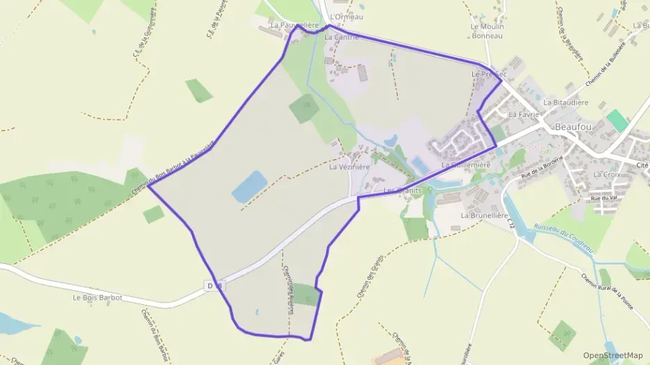 Maison 73 m² trois pièces à vendre à Beaufou