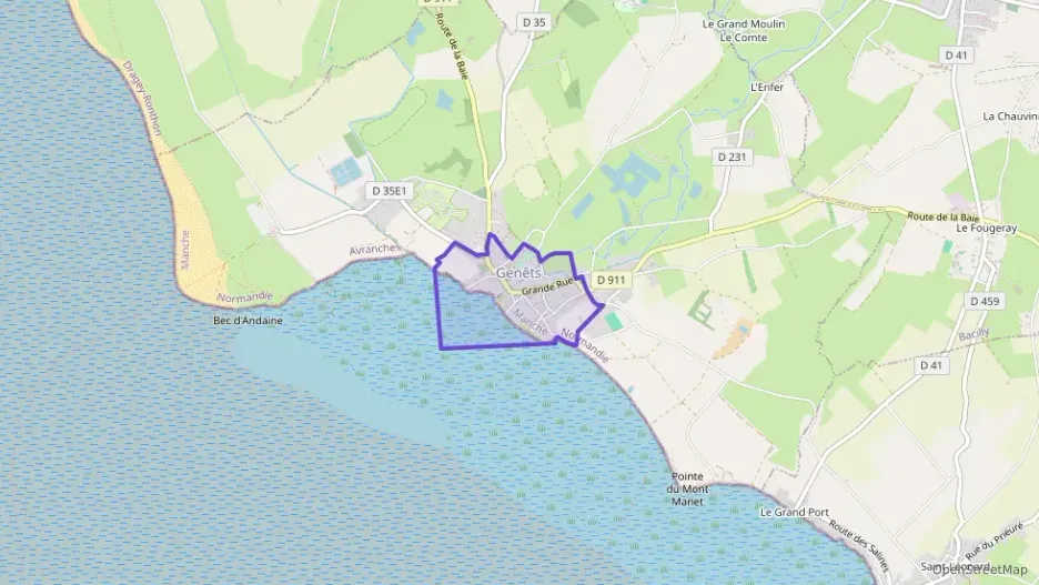 Maison 60 m² trois pièces à vendre à Genêts Maison 60 m² trois pièces à vendre à Genêts