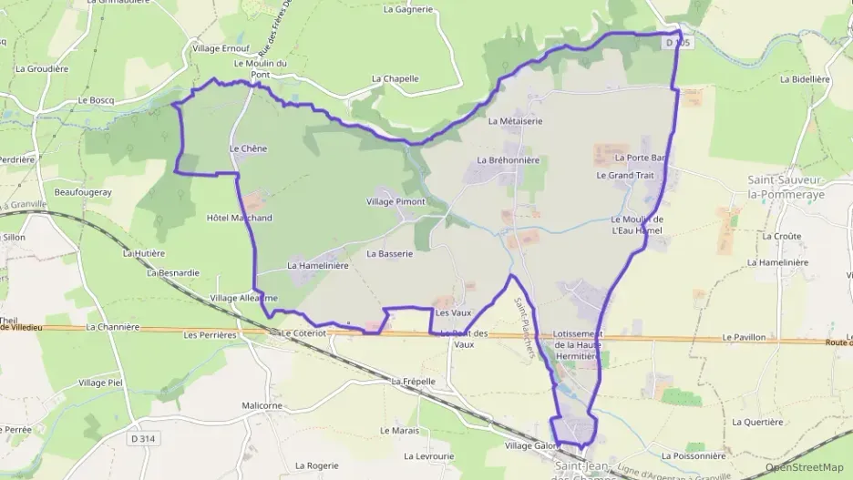 Maison 81 m² quatre pièces à vendre à Saint-Jean-des-Champs Maison 81 m² quatre pièces à vendre à Saint-Jean-des-Champs