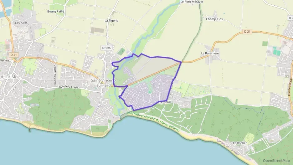 Maison 91 m² quatre pièces à vendre à Saint-Vincent-sur-Jard